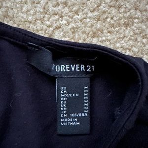 black forever 21 mini dress size medium